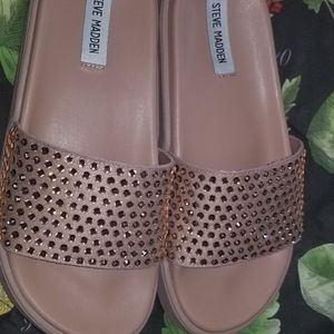 Steve Madden slides only wore around house